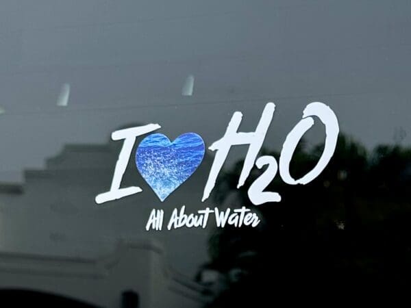 I Heart H2O Decal